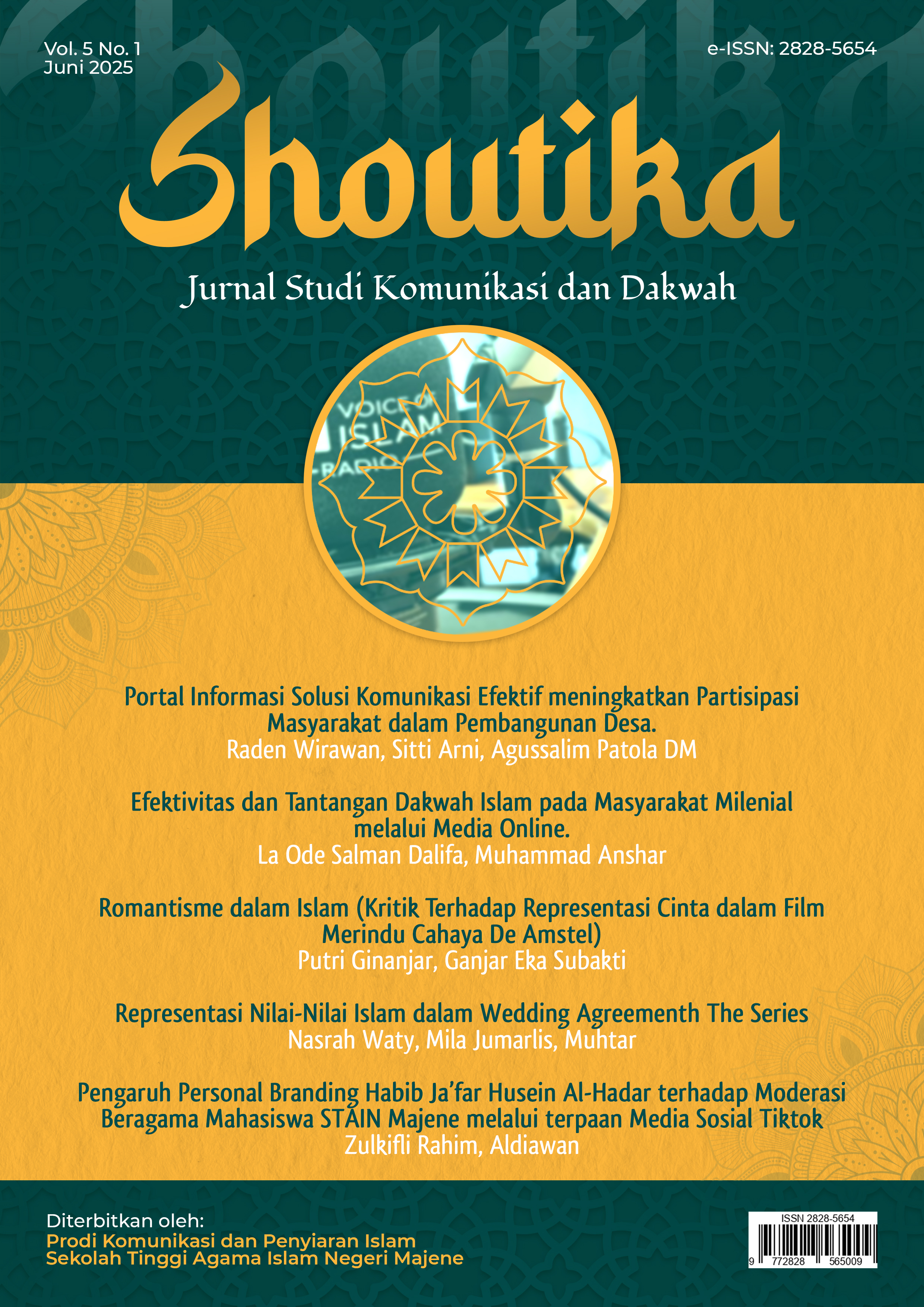 					View Vol. 5 No. 1 (2025): Jurnal Shoutika
				