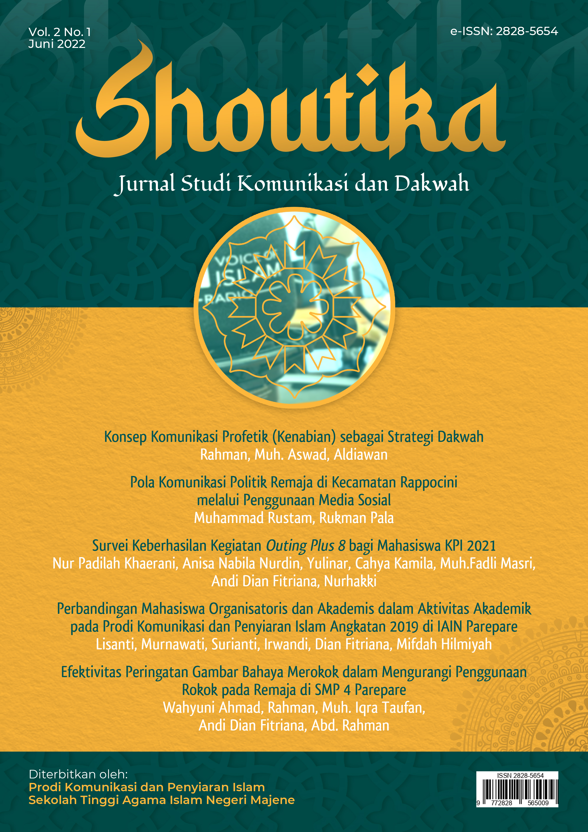 					View Vol. 2 No. 1 (2022): Jurnal Shoutika
				