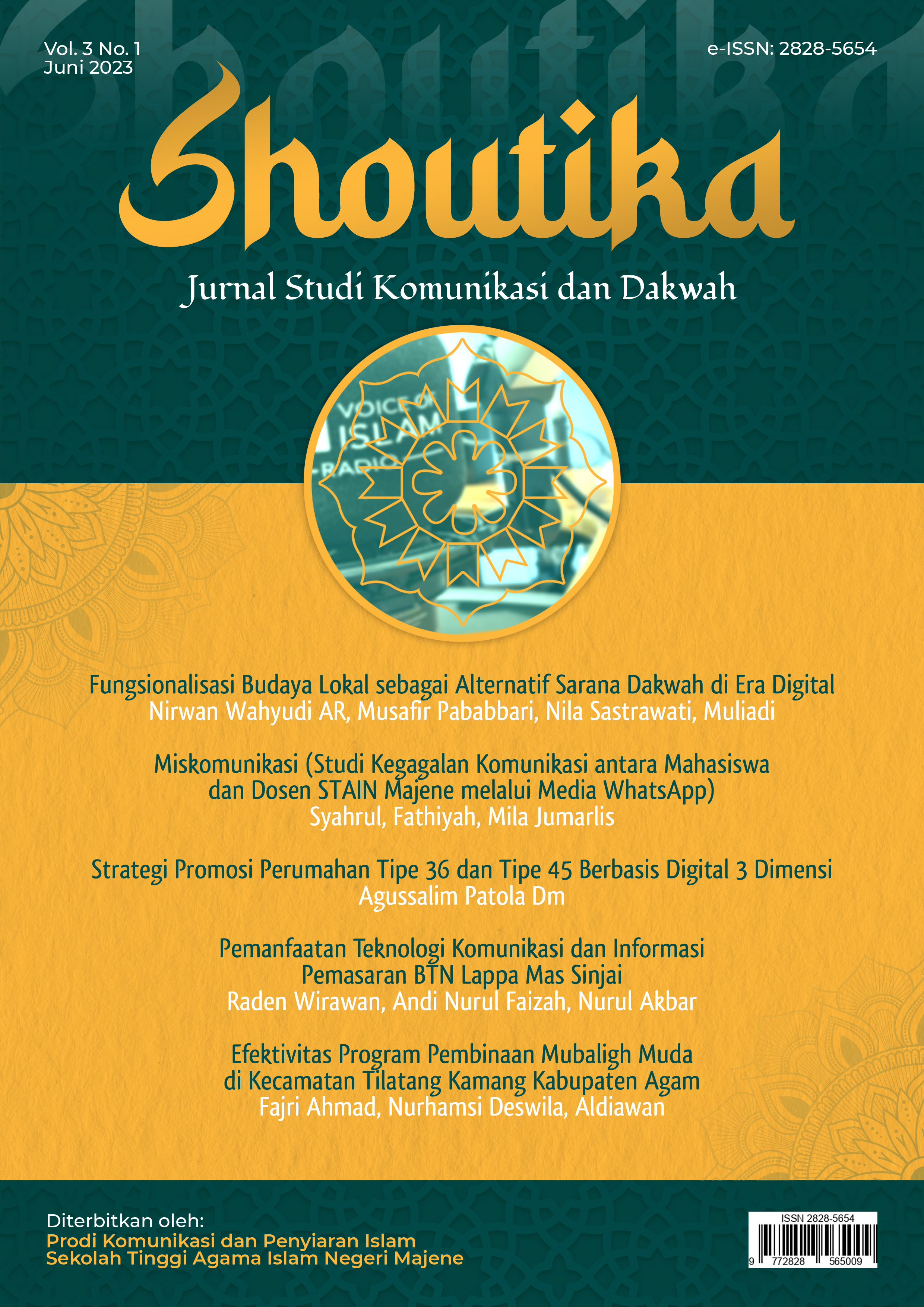 					View Vol. 3 No. 1 (2023): Jurnal Shoutika
				