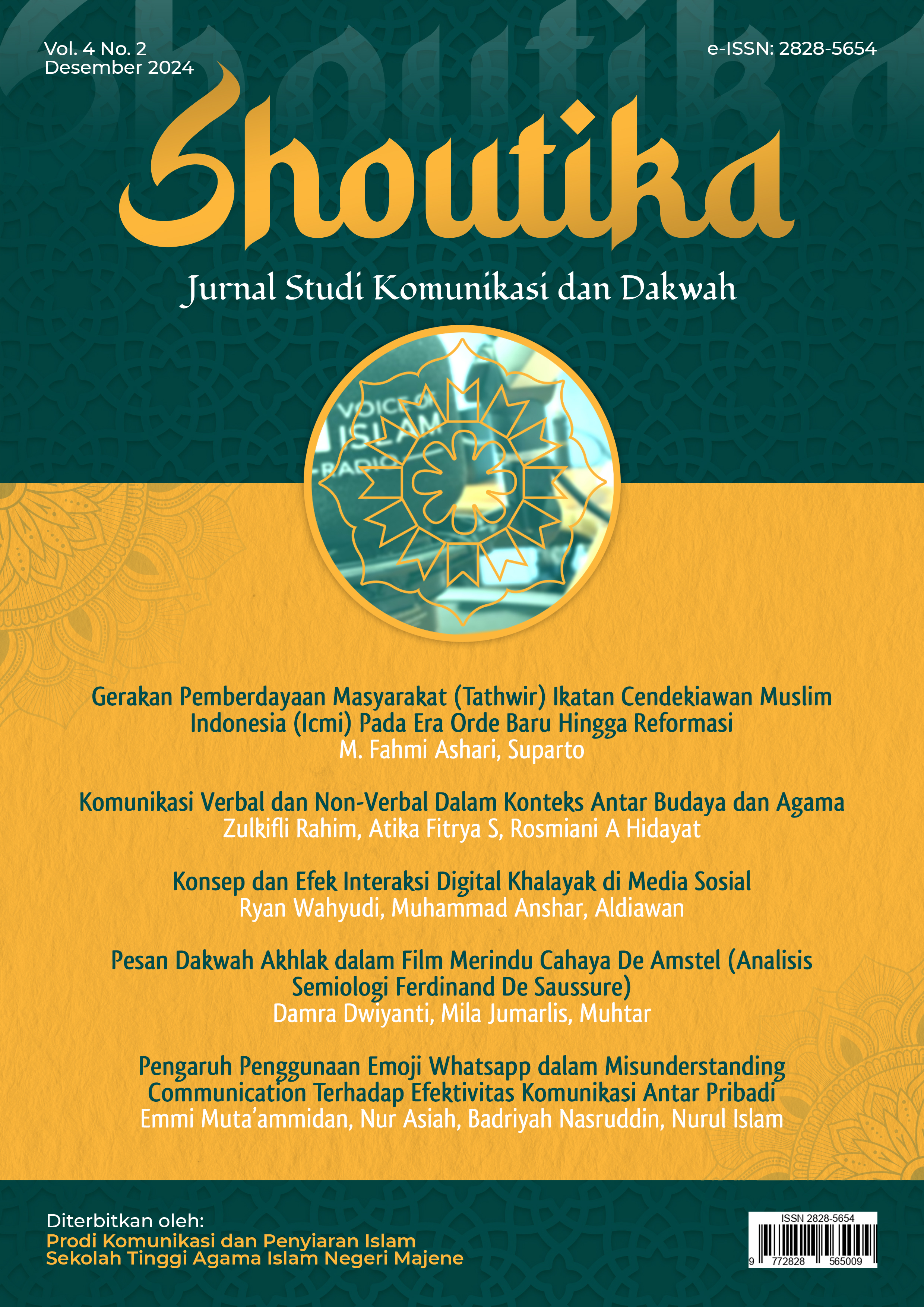 					View Vol. 4 No. 2 (2024): Jurnal Shoutika
				